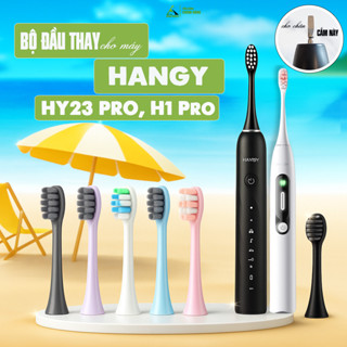 Cho máy HangY HY23 Pro, H1 Pro, HY23, H1 Electric Set 2 đầu bàn chải đánh răng điện Minh House Shuke