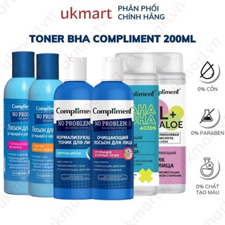 Toner Compliment No Problem Salicylic Acid Làm Sạch Da Kiềm Dầu Giảm Mụn 200ml