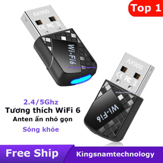   Hỏa Tốc  USB WiFi + BLUETOOTH 600Mbps 1300Mbps 5G Wifi 6 150M 300Mđầu thu wifi cho pc laptop card mạng wifi bluetooth 