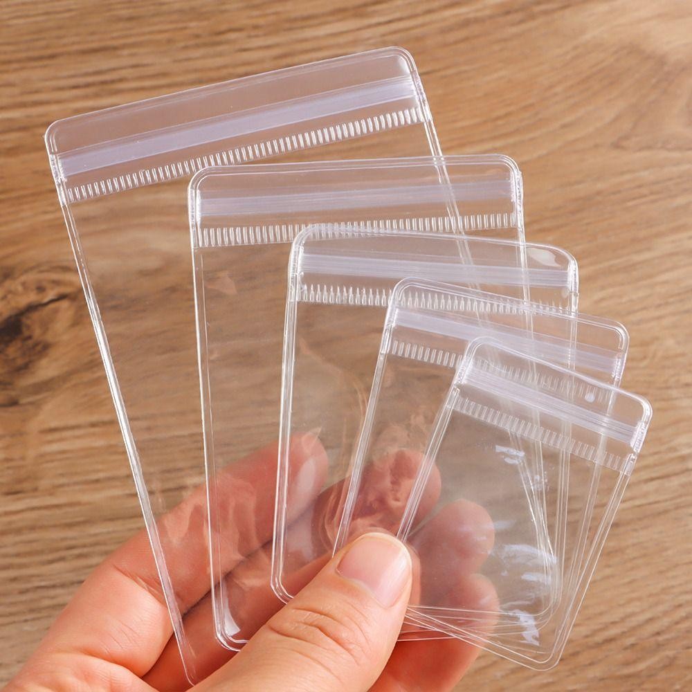 SZXBOGS 100 Chiếc Túi Tự Niêm Phong, Túi Khóa Zip Chống Bụi Trong Suốt, Nhựa PVC Bền Có Thể Đóng Lại Túi Trang Sức Vòng Cổ Vòng Tay Vòng Tay Tay | BigBuy360 - bigbuy360.vn