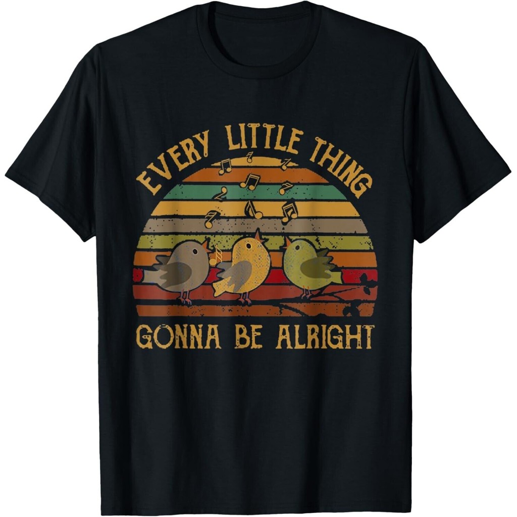 Vintage Every Little Singing Thing Is Gonna Be Birds Áo thun Alright
