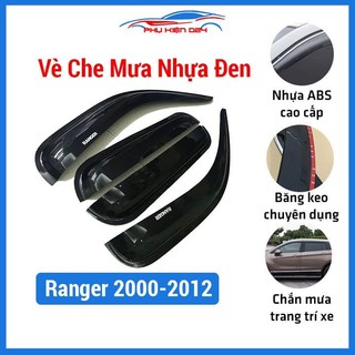 Vè mưa Ranger 2000-2001-2002-2003-2004-2005-2006-2007-2008-2009-2010-2011-2012 vè đen che mưa bảo vệ xe