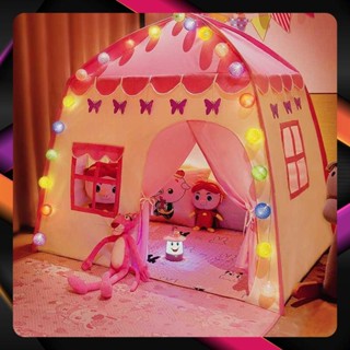 Lều Công Chúa Hoàng Tử Cho Bé – Mẫu Mới 2025 – 2 Màu Xanh Hồng – Vải Dày Cao Cấp