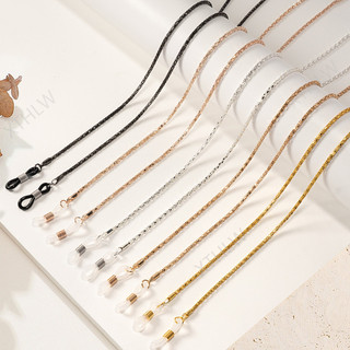 Dây xích kim cương retro thời trang nữ, dây đeo kính treo cổ, phụ kiện trang trí kính mắt