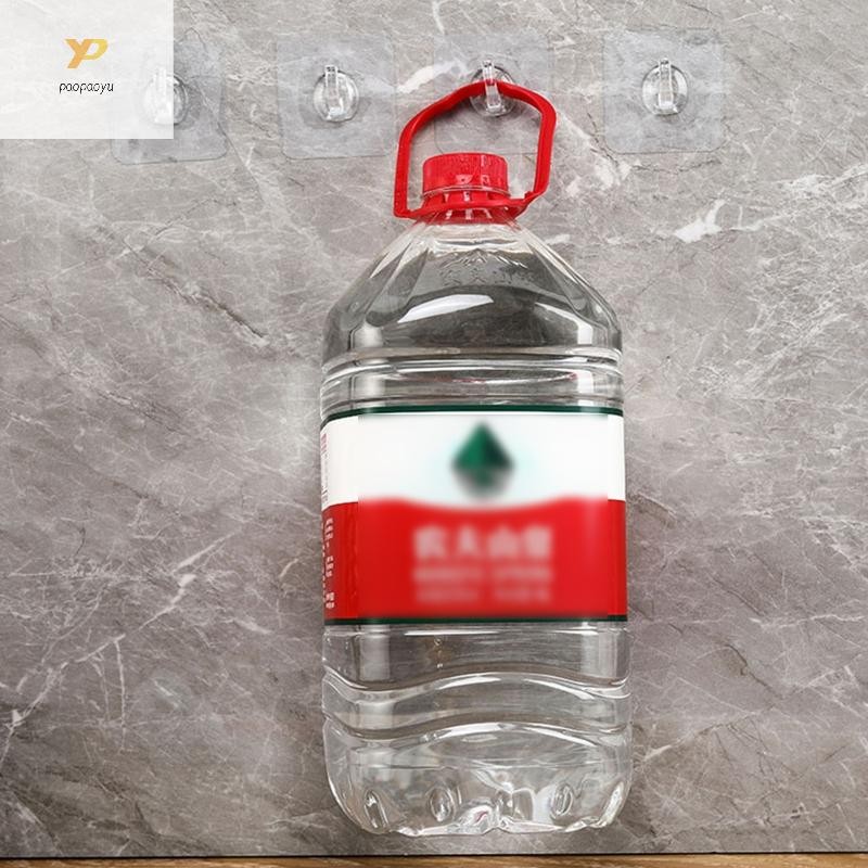 Wall Hook Strong Self Adhesive Transparent Suction Cup Heavy Load Rack