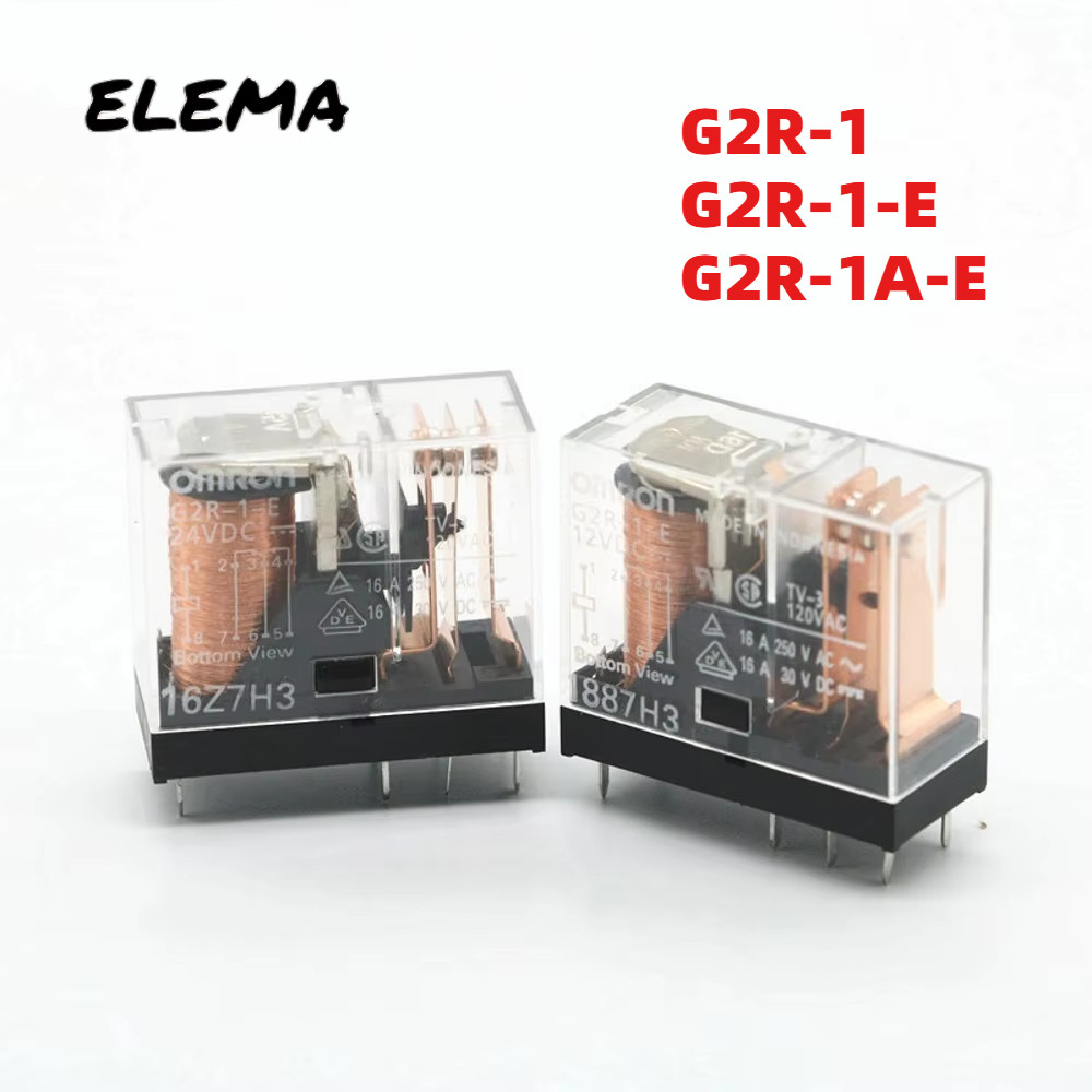 Rơle G2R-1-5VDC G2R-1-E-24VDC G2R-1A-E-12VDC Rơle 5 / 6 / 8Pin 10A 16A Rơle nguồn gốc