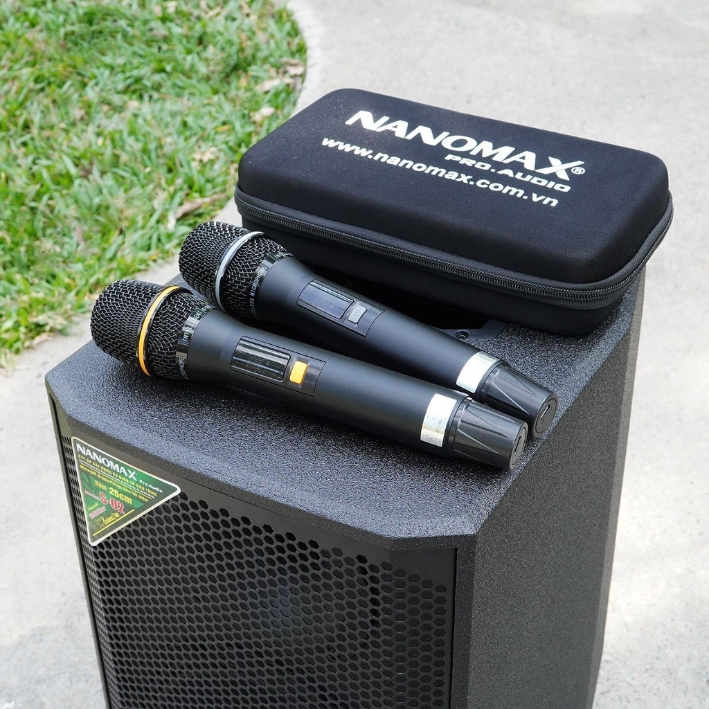 Loa Kéo Công Suất Lớn Nanomax S-02 S02 Bass 25cm 820w Karaoke Bluetooth
