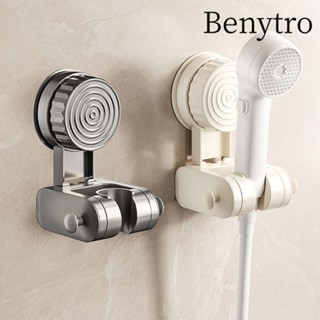  Giá đỡ đầu vòi hoa sen BENYTRO Giá đỡ vòi hoa sen có thể điều chỉnh Giá treo tường đa năng có móc Cốc hút Máy phun cầm tay Hỗ trợ phụ kiện phòng tắm 