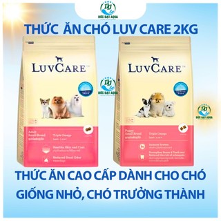 thức ăn LUV CARE 2kg Thức Ăn Cao Cấp Dành Cho Chó Giống Nhỏ, Chó Trưởng Thành