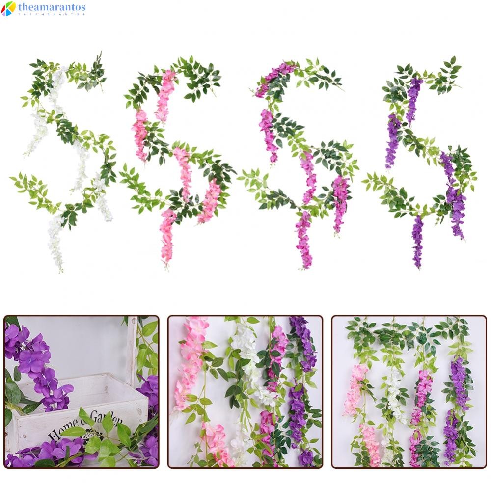 (Clearance)Long lasting Fake Wisteria Vine Garland for Weddings & Home Display(THEAM-VN)