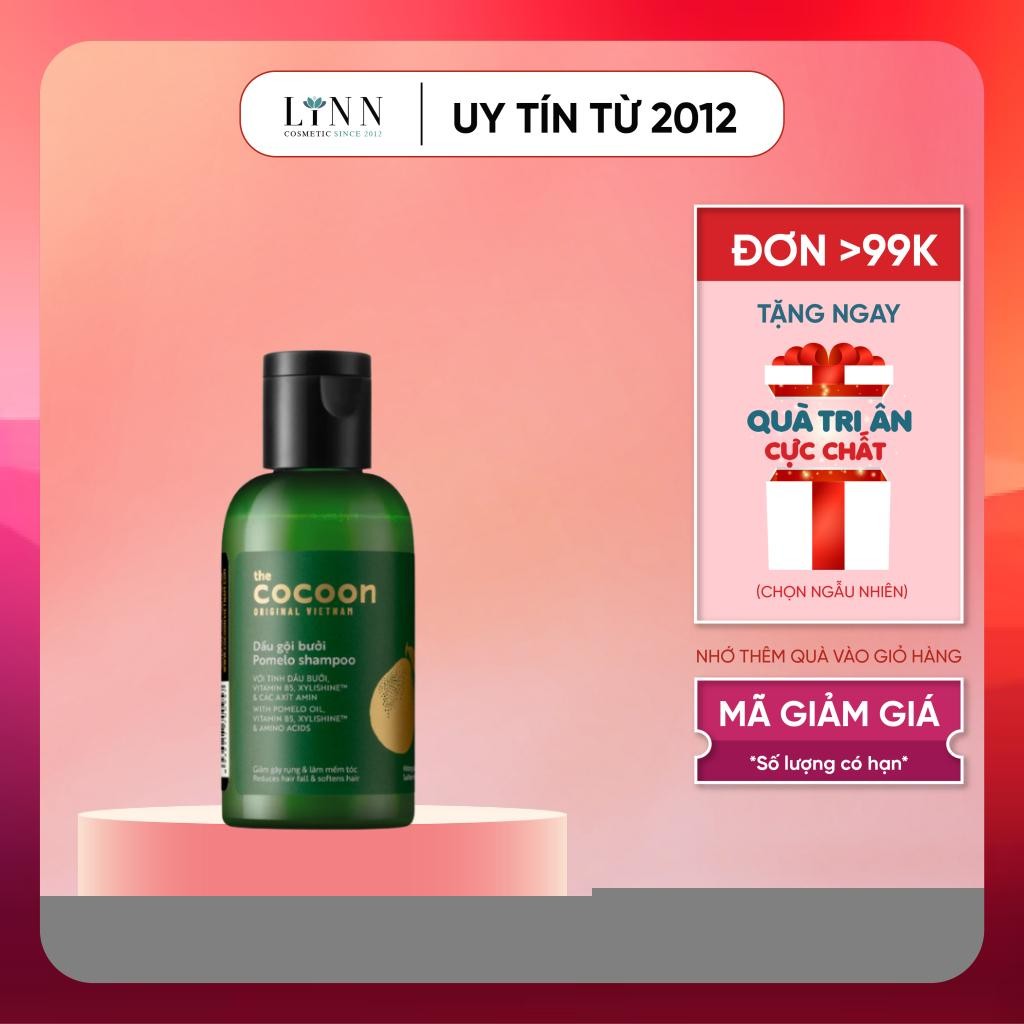 Dầu gội bưởi Cocoon Pomelo Shampoo Minisize 50ml giảm gãy rụng & kích mọc tóc - cocoon Việt Nam
