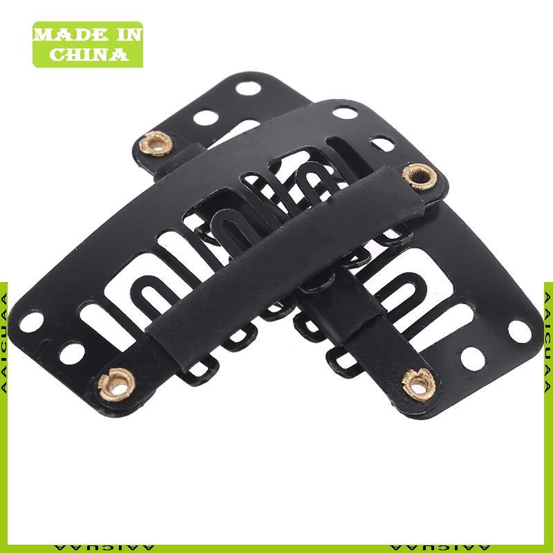 Aa 10 Chiếc 32 Mm Hình Chữ U Kẹp Tóc Kim Loại Cho Phần Mở Rộng Tóc Sợi Ngang Kẹp Tóc Giả