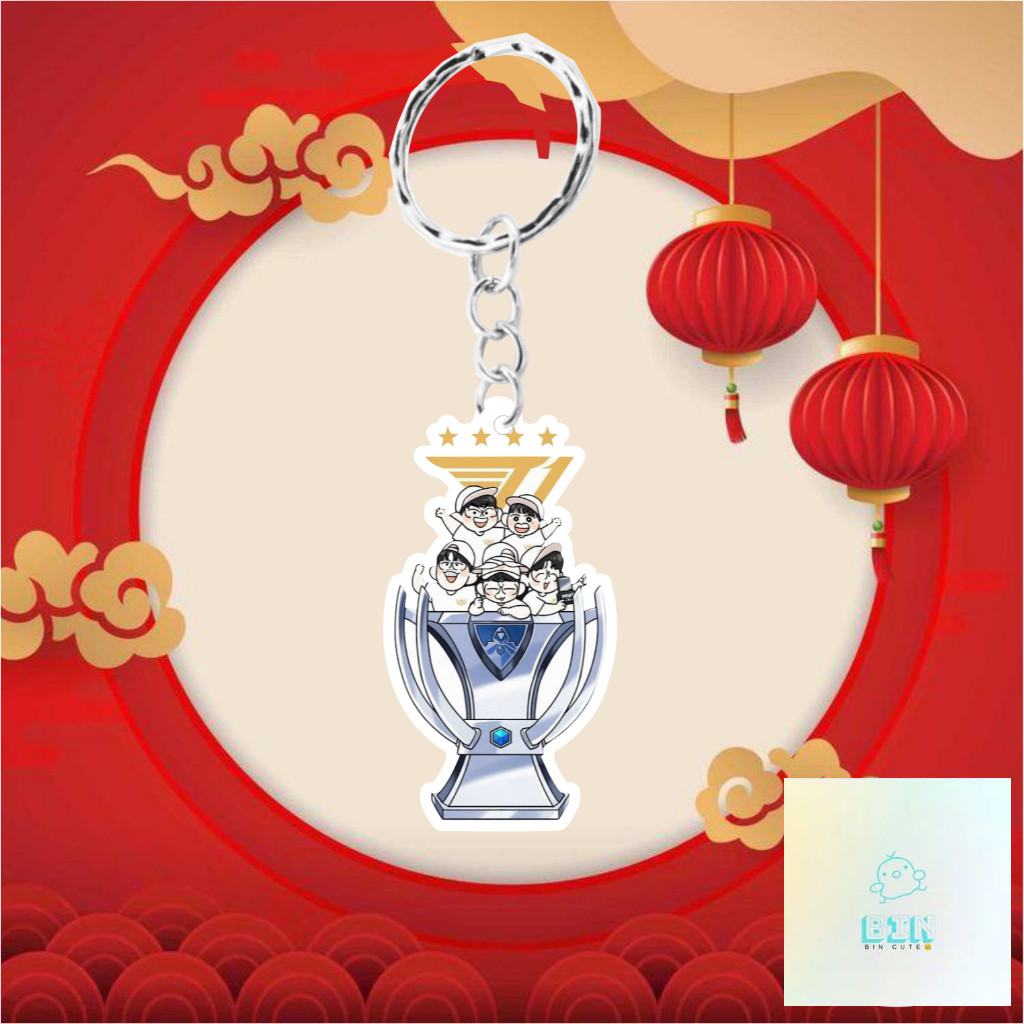 Móc khóa đội bóng t1 mẫu mới cực hót-Bin