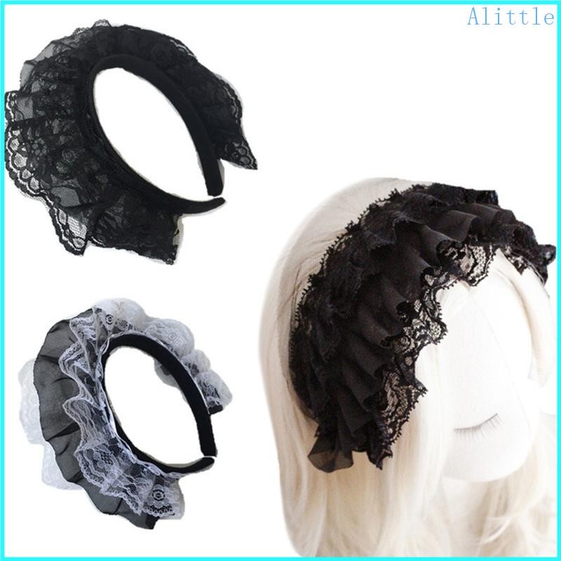 Alia Ren Băng Đô Cho Nữ Xù Ren Mũ Cosplay Phụ Kiện Tiệc