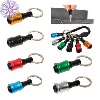  6 Cái 1   4 "Chuôi Lục Giác Phát Hành Nhanh Mũi Khoan Móc Khóa Hợp Kim Nhôm Tua Vít Mũi Khoan Ổ Cắm Adapter Giá Đỡ 