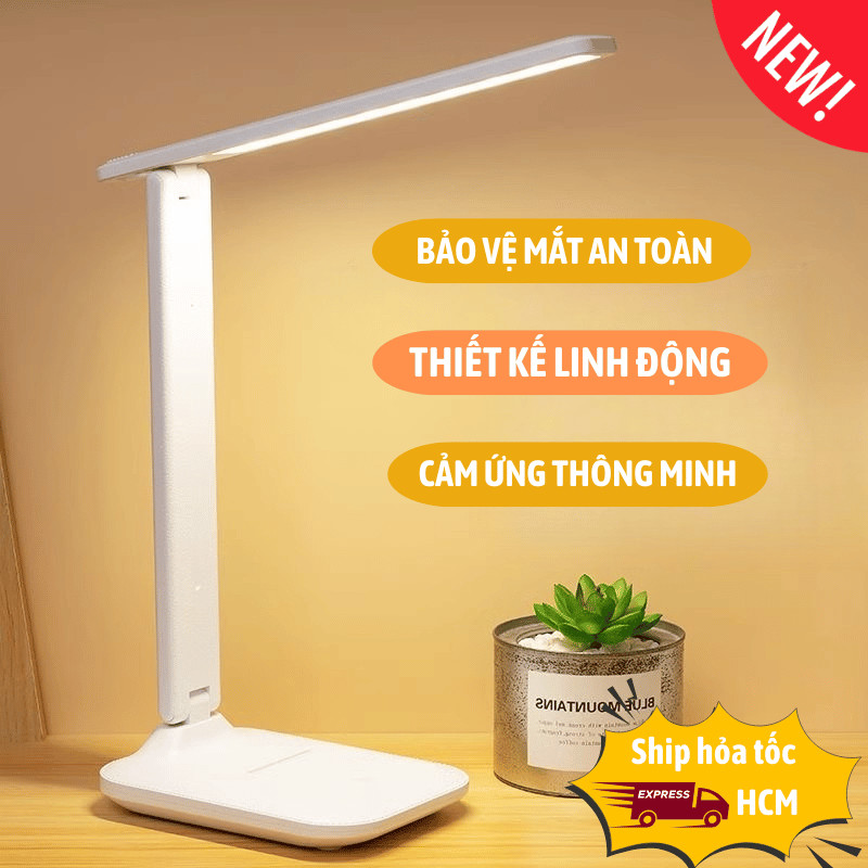 Đèn Để Bàn Lily's Decor Chống Cận, Ánh Sáng Ấm Áp, Học Tập Và Làm Việc Thoải Mái

