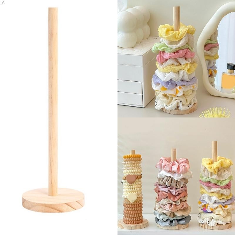 TA Thanh Lịch Kẹp Tóc Hiển Thị Đứng Scrunchies Và Dây Buộc Tóc Giá Để Đồ