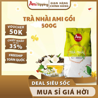 Trà Nhài AMI Gói 500gr | Dùng Để Pha Trà Chanh, Trà Sữa Thơm Ngon Chất Lượng Cao