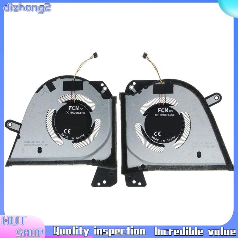 [dizhong2] Quạt làm mát CPU + GPU cho Zephyrus M16 (2022) GU603ZE GU603ZM GU603ZW Phụ kiện phụ tùng