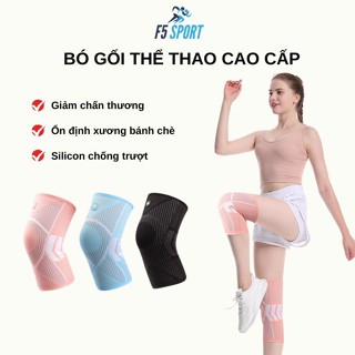 Băng bảo vệ đầu gối co giãn bốn chiều hỗ trợ tối đa khi chơi thể thao chạy bộ, đá bóng, Pickleball