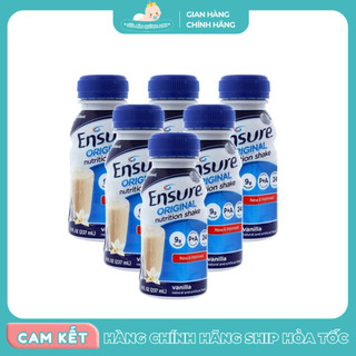 Sữa Nước Ensure Original hương vani bổ sung dưỡng chất cần thiết 237ml -SBQA