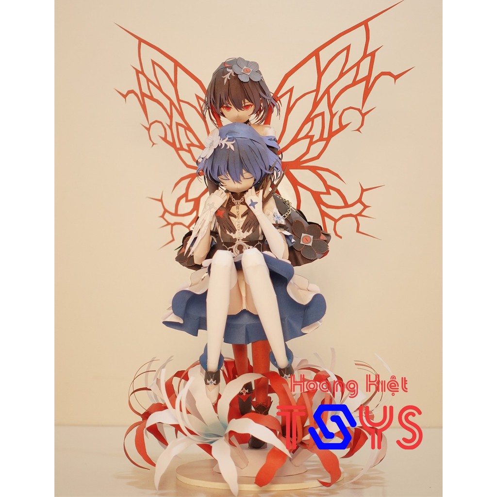 Mô hình giấy anime girl nhân vật  Seele Völlerei Game [Honkai Impact 3rd]