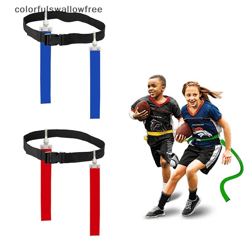 Coloursswallowfree American Football Match Training Belt Có thể điều chỉnh Rugby Flag Tag Dây đeo th
