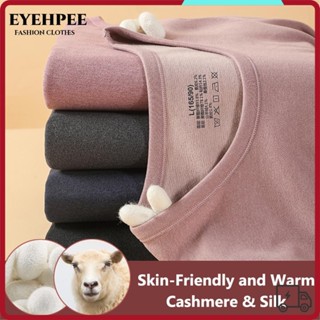 Bộ đồ lót giữ nhiệt dành cho nữ EYEHPEE, Bộ áo sơ mi dài tay ấm áp & quần legging, Bộ lông cừu trượt tuyết mùa đông cổ điển lót dài Johns dành cho nữ