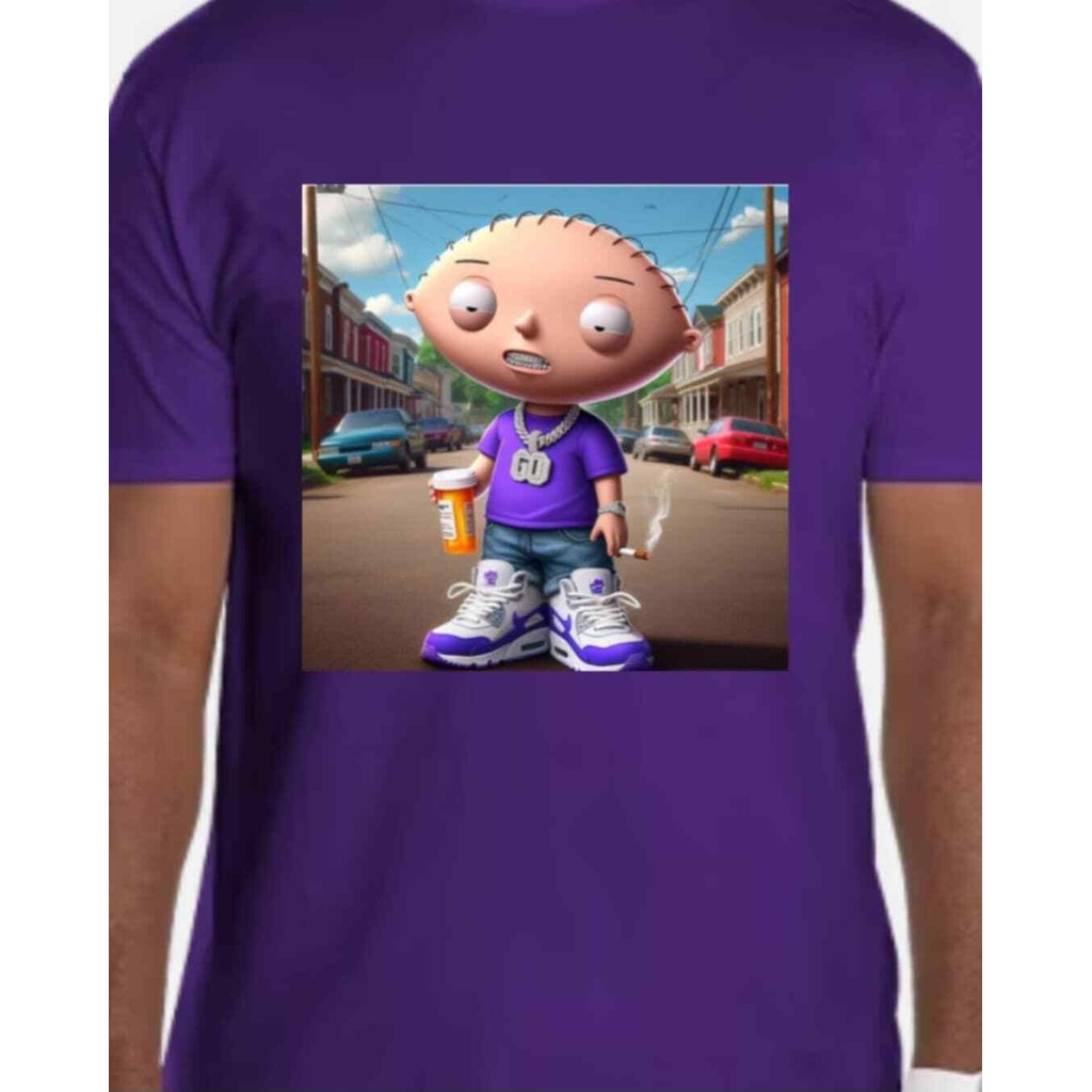 Áo sơ mi Stewie Family Guy Quần áo nam mới nổi bật