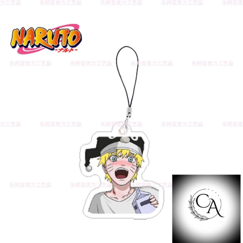 Naruto Shippuden Uzumaki Naruto Hinata Hinata cp fan hoạt hình ngoại vi acrylic ba lô mặt dây chuyền