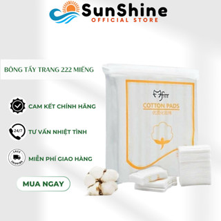  Bông Tẩy Trang Lameila Cotton Pads FM 3 Lớp Mềm Mịn & Không Xơ Bông 222 Miếng 