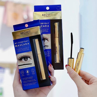 Mascara Nongchat Browit My Everyday Làm Dài Dày Và Cong Mi Chuyên Dụng Cho Makeup, Chuốt Mi Chống Thấm Nước