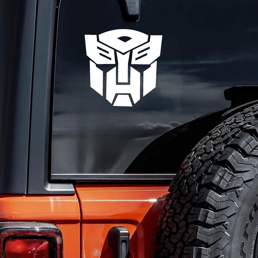 1 Chiếc Transformers Tự Động Biểu Tượng - Cao 15cm / 25cm Cho Xe Ô Tô Tự Động bot Miếng Dán Hoàn Thi