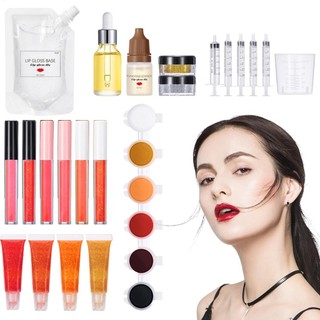 Bộ dụng cụ làm bóng môi tự làm Bộ dưỡng môi có lấp lánh Quà tặng trang điểm vui nhộn dành cho nữ Tự làm bộ dụng cụ bóng môi nuaedatvn