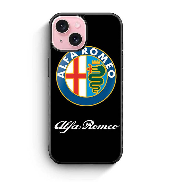 ALFA Alfa Romeo Logo Hd In IPhone Vỏ IP 15 16 Pro Max Plus X XR
