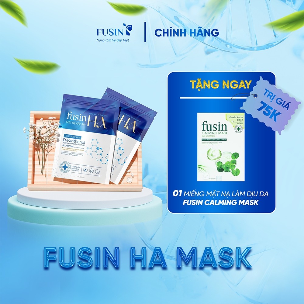 Mặt nạ dưỡng ẩm, làm dịu da FUSIN HA MASK - 1 miếng