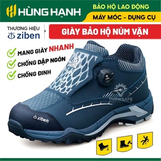 Giày bảo hộ Hàn Quốc Ziben 183 da bò, thoáng khí, chống trơn trượt, chống thấm nước, công nghệ sympatex, chính hãng