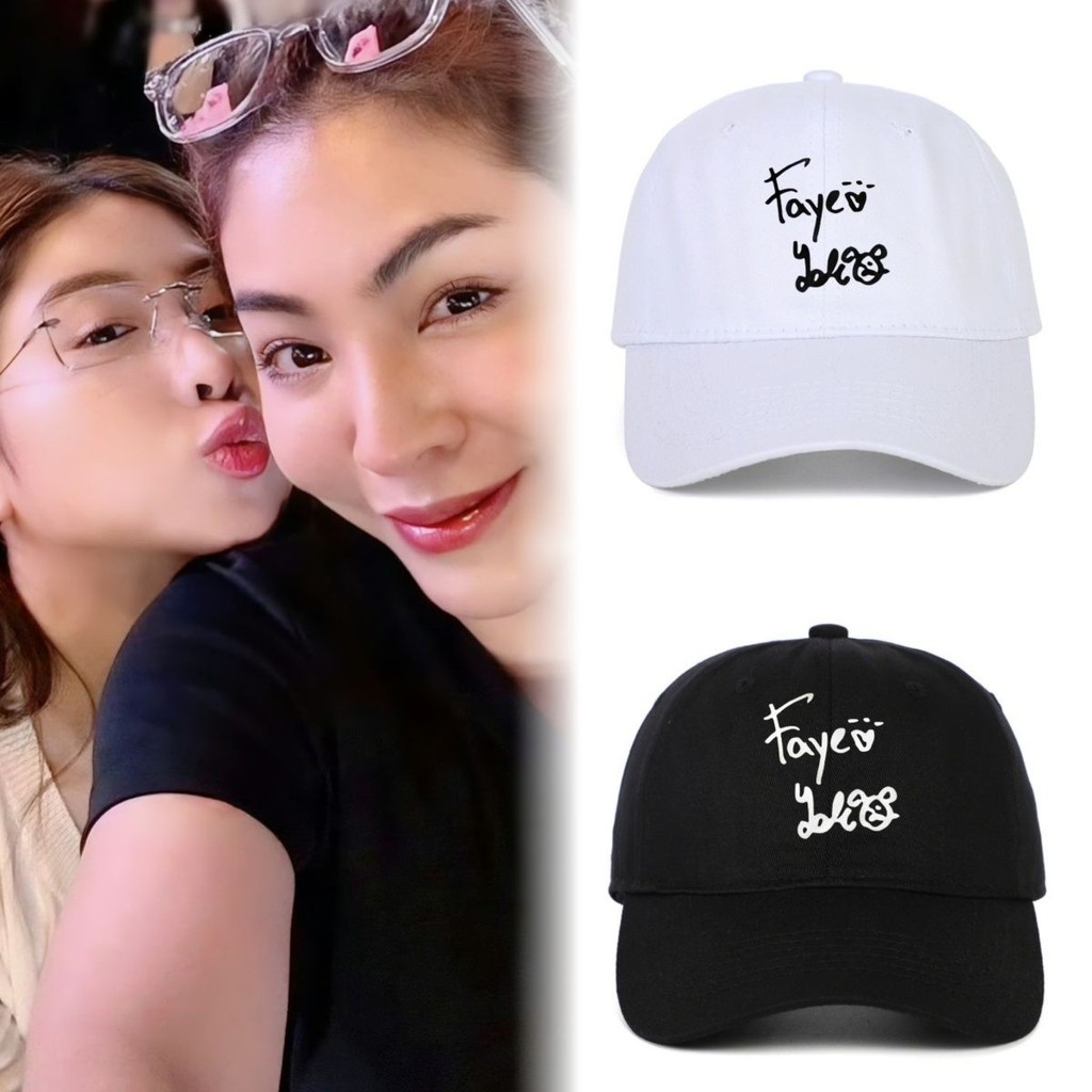 Mũ cói Faye Yoko, thêu chữ ký trên nền cotton nguyên chất, phù hợp cho các hoạt động ngoài trời