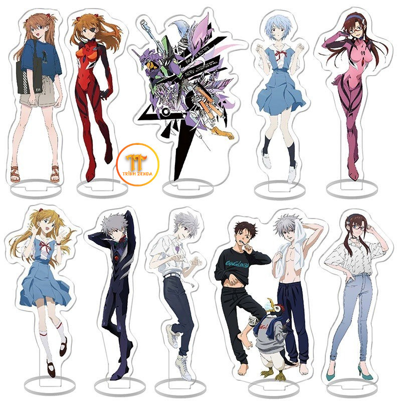 Mô Hình neon genesis evangelion kaworu nagisa ikari shinji ayanami rei Để Bàn Trang Trí-ZD
