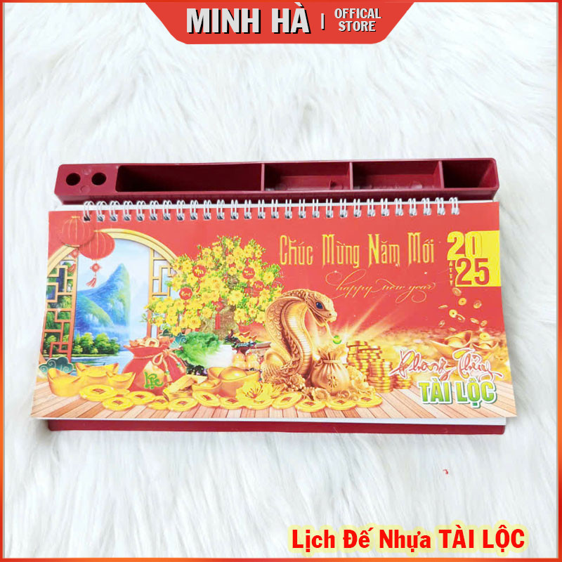 Lịch để bàn tuần 2025 đế nhựa giấy dày có ghi chú có lịch âm [𝗩𝗣𝗣 𝗠𝗜𝗡𝗛 𝗛𝗔̀]