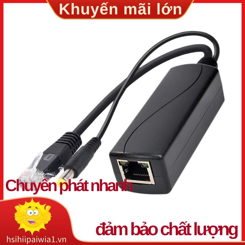 PS5712TG Gigabit Power Over Ethernet Splitter 10 / 100 / 1000Mpbs RJ45 Hỗ trợ Bộ chia PoE IEEE802.3 Af / At (30W). hsihiipaiwia1vn