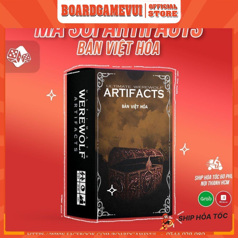 Ma sói Artifacts , ma sói cổ vật chơi kèm cùng ma sói Ultimate  - 𝗕𝗼𝗮𝗿𝗱𝗚𝗮𝗺𝗲𝗩𝘂𝗶