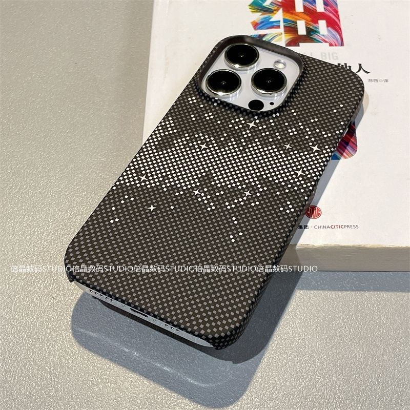 Black Star River thích hợp cho ốp lưng iPhone 16 Pro Max, ốp lưng iPhone 15 Pro Max, ốp lưng iPhone 