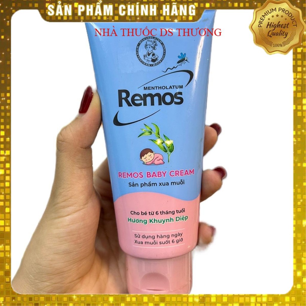 Xịt chống muỗi Remos Diethyltoluamide 15% (w/w) - an toàn cho bé từ 6 tháng  8 giờ hiệu quả - 70ml