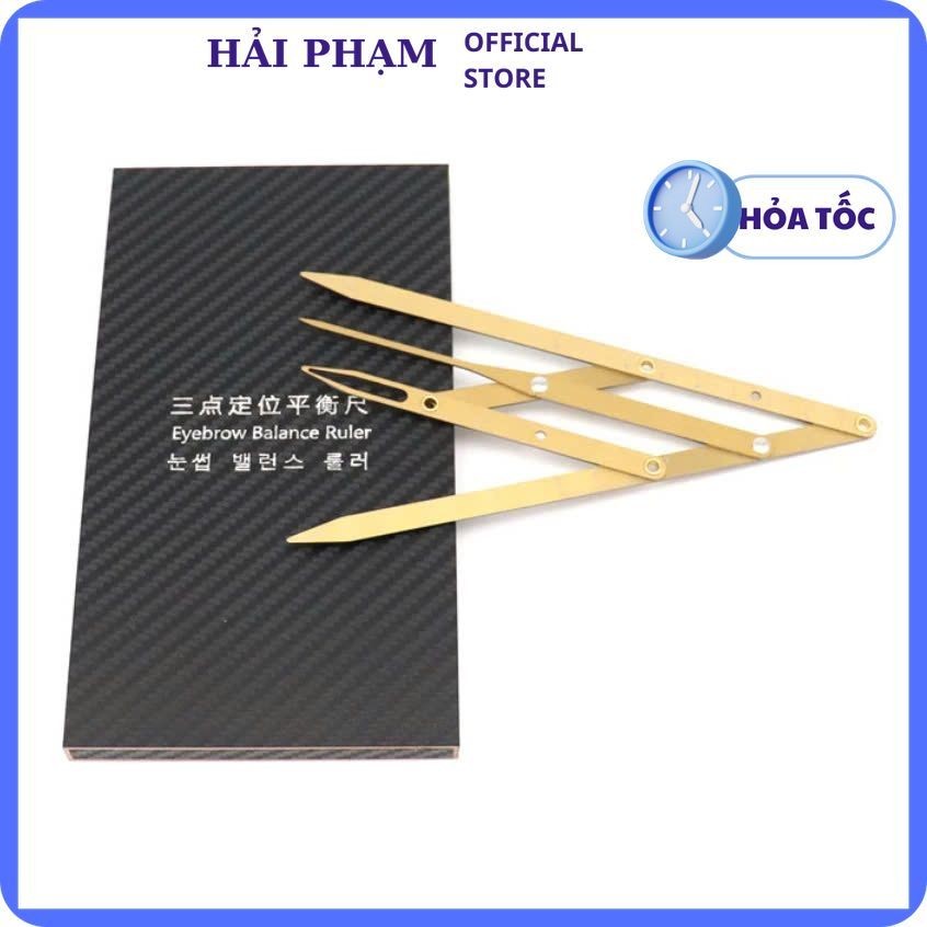 Thước tỷ lệ vàng thường đo dáng chân mày