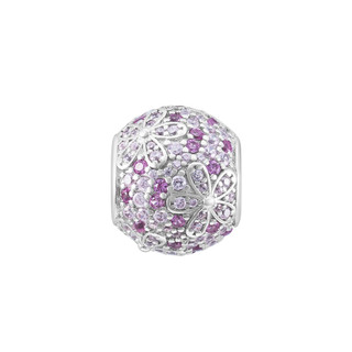 Hạt Charm Bạc đính đá PNJSilver ZTZTW060048