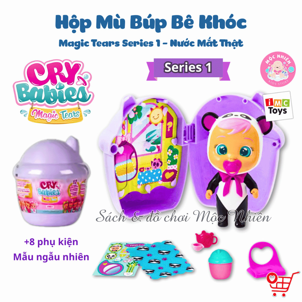 Hộp mù Búp bê mini Cry Babies Magic Tears Series 1 IMC Toys - búp bê barbie cho bé gái