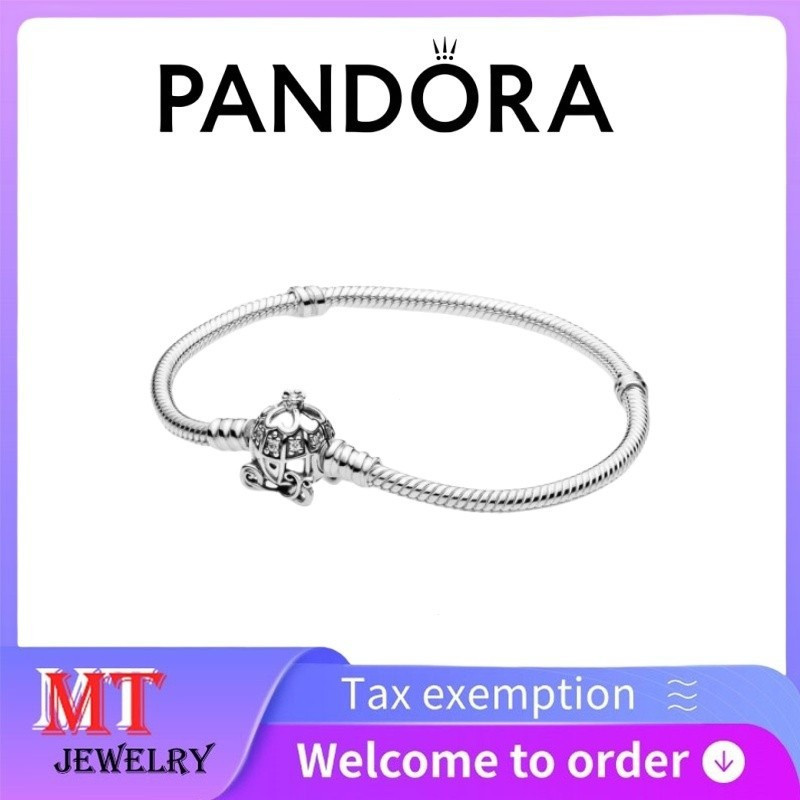 100% S925 bạc cặp đôi nữ Pandora trang sức Vòng tay DIY