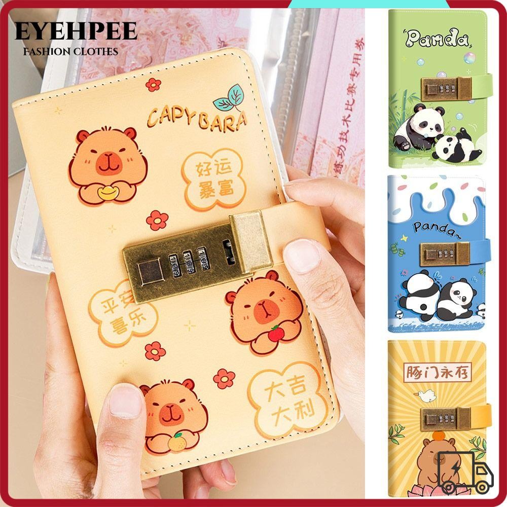 EYEHPEE 100 Phong Bì Tiết Kiệm Tiền Challeng, Capybara / Panda Dung Tích Lớn Chất Kết Dính Tiết Kiệm Thử Thách, Ngộ nghĩnh Có Thể Tái Sử Dụng Chống Thấm Nước Tiết Kiệm Phong Bì Tiền Thử Thách Chất Kết Dính Cho Trẻ Em