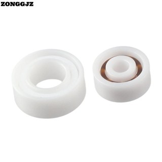 Vòng bi gốm đầy đủ ZONGGJZ, Vòng bi cầu rãnh sâu bằng gốm Zirconia (ZrO2), Dụng cụ quang học vòng bi thu nhỏ loại mở kín đôi bền bỉ